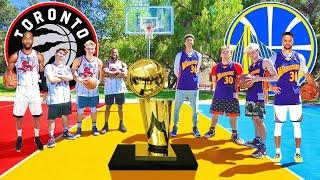 Raptors vs Warriors NBA FINALS Basketball challenges