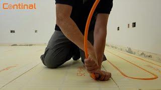 How to install TileFix® overfloor system by Continal Underfloor