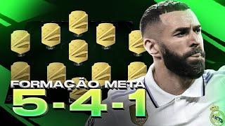 FIFA 23 |  FORMAÇÃO META DO MOMENTO - TÁTICA PERSONALIZADA 5-4-1 || LINKER ||