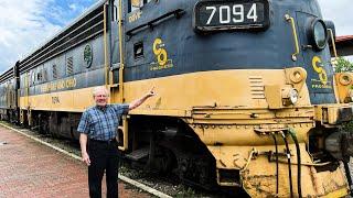 Riding the New Tygart Flyer in Elkins, West Virginia