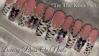 Watch Me Work | Zebra Print Nails | Builder Gel Nails | SHEEZEXQUISITE