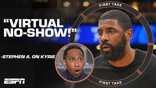 Kyrie Irving was a VIRTUAL NO-SHOW  - Stephen A. reacts to Celtics-Mavericks Game 1 | First Take