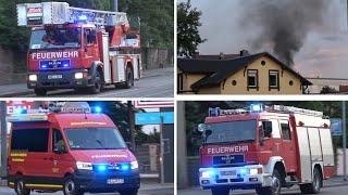 [Balkonbrand + DDR-WAIL] Einsatzfahrten Feuerwehr Radebeul