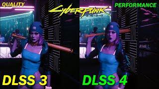 Cyberpunk 2077 DLSS 3 Quality VS DLSS 4 Performance | RTX 3080