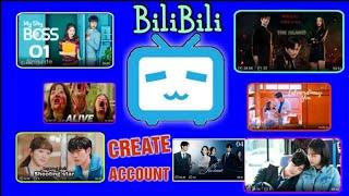 BiliBili app create account | how to make account on BiliBili | series and movie app