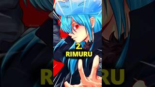 Top 5 STRONGEST Tensura Characters #rimuru #tensura