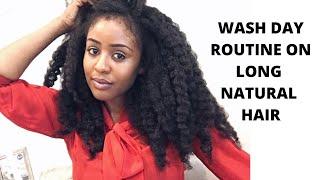 EASY WASH DAY ROUTINE | LONG TYPE 4 HAIR