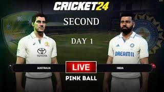 Border Gavaskar Trophy 2024 | Australia vs India 2ND Test Match Day 1 - Cricket 24 Live