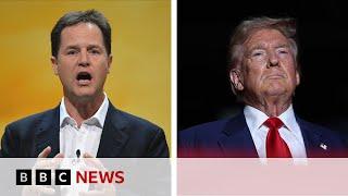 Sir Nick Clegg leaves Meta ahead of Donald Trump's return as US president | BBC News