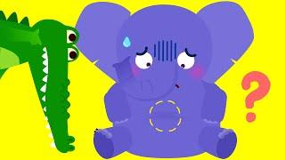 Elephant’s Belly Button | Fun Baby Animal Song | Nursery Rhymes & Kids Songs