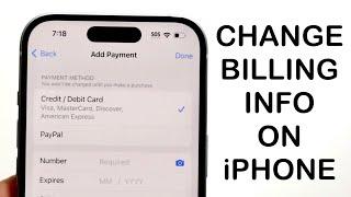 How To Update Billing Information On iPhone! (2024)