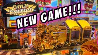 GOLD RAILROAD!!!  NEW FUN GAME TO PLAY AT ROUND ONE!!!