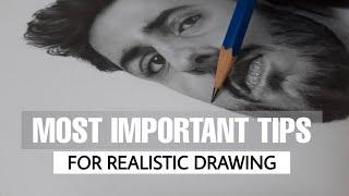 3 SECRET TIPS to improve Realistic Drawings // 3 things you need to know