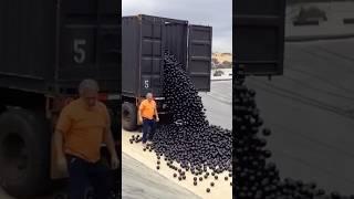 96 Миллионов Шариков Сбросили в Водохранилище! #шортс