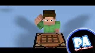 PrettyAnimations Shorts: Discovering The Crafting Table - A Minecraft Animation