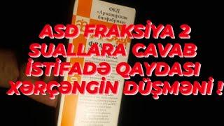 (ASD2 PART 2)  ASD FRAKSİYA 2 SUALLARA CAVAB, İSTİFADƏ QAYDASI. XƏRÇƏNGİN DÜŞMƏNİ MÜTLƏQ İZLƏ асд2