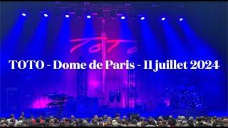 TOTO Compilation 4K - Dome De Paris - 11 juillet 2024