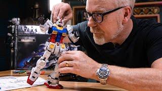 Adam Savage's First Gundam Build—RX-78-2 Perfect Grade Unleashed!