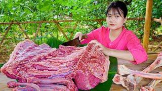 LÝ TRIỆU CA Make Delicious Pork | Harvesting Fruits And Vegetables In Farm | Cooking - Daily life