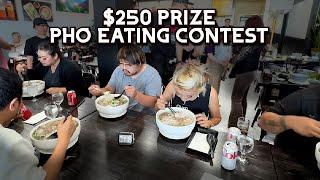 $250 PRIZE PHO EATING CONTEST FT. @AsianAndyfilms  #RainaisCrazy Pho Red Bo