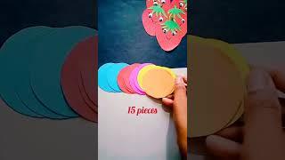 DIY mini paper umbrella ️️ | How to make paper umbrella #shorts