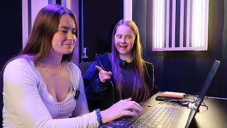 Making a HARD Beat With My SISTER!