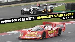 Donington Park Testing, Crashes/Pure Sound, Masters Historic Racing (F1, Group C & More), 1/8/24