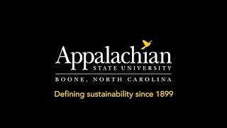 Appalachian State University | Defining Sustainability since 1899