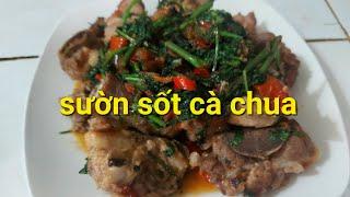 Sườn sốt cà chua cay ngon