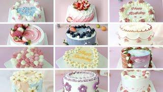 25款淡奶油蛋糕装饰视频合集(七）25 satisfied whipped cream fruit cake decoration compilation(5)