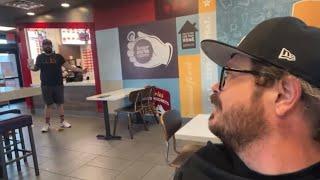 A WEIRD LADY STOLE MY SANDWICH! Live at Jack in the Box in Hollywood, CA.