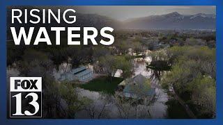 Backyards turned into swamps in Weber County