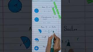Area related to circle