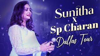 Sunitha X SP Charan Dallas Tour | Upadrasta Sunitha | SP Charan | Singer Sunitha Latest Video