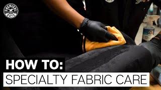 How To Care For Suede & Alcantara Upholstery! - Chemical Guys