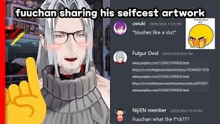 fulgur the first one to share art (of himself) in nijien server's new 18+ channel 