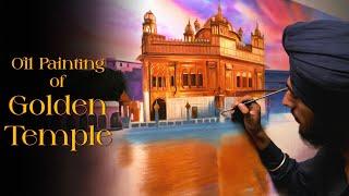 Golden Temple Painting  #art #oilpainting #goldentemple #darbarsahib