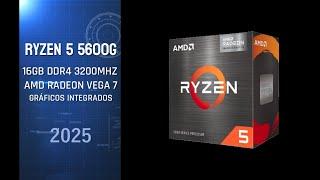 Ryzen 5 5600G & 16GB DDR4 3200Mhz - Pruebas en 30 Juegos en 2025