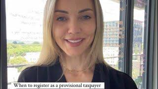 South African Tax: When should you register as a Provisional Taxpayer?