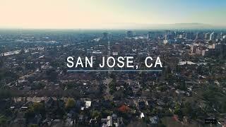 4K Aerial Drone Stock Footage of San Jose, California | 2024