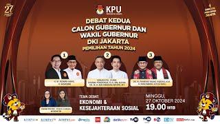 LIVE! Debat Kedua Cagub-Cawagub Pilkada Jakarta 2024