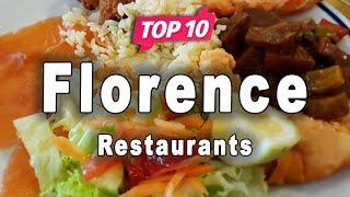 Top 10 Restaurants in Florence | Italy - English