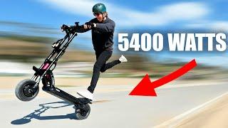 This "50 MPH" Electric Scooter RIPS - Kaabo Wolf Warrior 11 Pro + Review