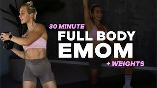 30 MIN FULL BODY CRUSHER | EMOM Style | Dumbbell Workout | Strength and Conditioning | Challenge