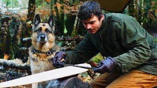 Bushcraft at Camp - From Log to Canoe Paddles with Hand tools