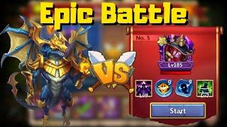 Pure Free 2 Play Zephyrica vs Gravedigger Epic Battle | Castle Clash