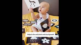 High Contrast Flash Cards  | Visual Stimulation & Sensory Development | Ages 0 to 1 | Skillmatics