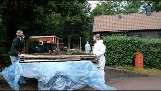 #40 Almost two years later - getting asbestos to recycling station | Broody hen & garden work