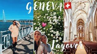 Geneva Vlog | 日內瓦好美喔瑞士物價高到組員直接原地吃草充飢！？｜日內瓦湖,大噴泉,聖彼得大教堂