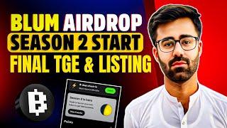 Blum Airdrop Season 2 Guide || Blum Airdrop Listing Date || Blum Airdrop New Update